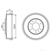 Bosch Brake Drum (DB303) - 098 - Single