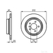 Bosch Brake Disc (BD680) - 098 - Single