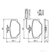 Bosch Brake Pad Set (BP778) -  - Set