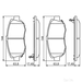 Bosch Brake Pad Set (BP1147) - - Set