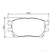 Bosch Brake Pad Set (BP1148) - - Set