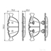 Bosch Brake Pad Set (BP1153) - - Set