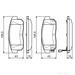 Bosch Brake Pad Set (BP1158) - - Set