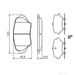 Bosch Brake Pad Set (BP1212) - - Set