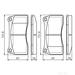 Bosch Brake Pad Set (BP1261) - - Set