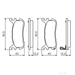 Bosch Brake Pad Set (BP1403) - - Set