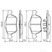 Bosch Brake Pad Set (BP1406) - - Set