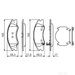 Bosch Brake Pad Set - 09864945 - Set