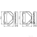 Bosch Brake Pad Set (BP1472) - - Set