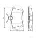 Bosch Pads - 0986495231 - Single