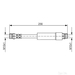Bosch Brake Hose - 1987476284 - Single