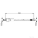 Bosch Brake Hose - 1987481001 - Single