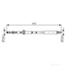 Bosch Brake Hose - 1987481450 - Single