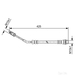 Bosch Brake Hose - 1987481579 - Single