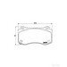 Brake Pad Set BREMBO P11023 /  - Brake Pad Set