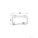 Brake Pad Set BREMBO P11024 /  - Brake Pad Set