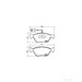 Brake Pad Set BREMBO P23077 /  - Brake Pad Set