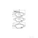 Brake Pad Set BREMBO P23114 /  - Brake Pad Set
