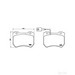 Brake Pad Set BREMBO P23129 /  - Brake Pad Set