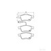 Brake Pad Set BREMBO P23130 /  - Brake Pad Set