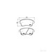 BREMBO Brake Pads | P30064 - Brake Pad Set