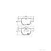 Brake Pad Set BREMBO P44012 /  - Brake Pad Set