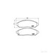 Brake Pad Set BREMBO P56059 /  - Brake Pad Set