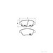BREMBO Brake Pads | P66001 - Brake Pad Set
