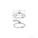Brake Pad Set BREMBO P85018 /  - Brake Pad Set