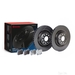 Brembo KT08022 - Set of 2 Discs & 4 Pads