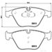 Brake Pad Set BREMBO P06054 /  - Set