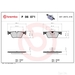 BREMBO Brake Pads | P06071 - Set