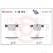BREMBO Brake Pads | P06072 - Brake Pad Set