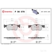 BREMBO Brake Pads | P06078 - Set