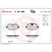 BREMBO Brake Pads | P06080 - Set