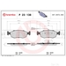 BREMBO Brake Pads | P23138 - Set