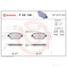 BREMBO Brake Pads | P23140 - Set