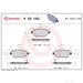 BREMBO Brake Pads | P23153 - Set