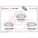 BREMBO Brake Pads | P30053 - Set