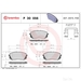 BREMBO Brake Pads | P30056 - Brake Pad Set