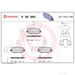 BREMBO Brake Pads | P30063 - Set