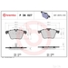 BREMBO Brake Pads | P36027 - Set