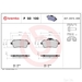 BREMBO Brake Pads | P50100 - Brake Pad Set