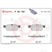 BREMBO Brake Pads | P50102 - Brake Pad Set