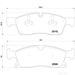 BREMBO Brake Pads | P50109 - Set