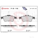 BREMBO Brake Pads | P61110 - Brake Pad Set