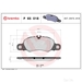 Brake Pad Set BREMBO P65018 /  - Brake Pad Set