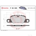 Brake Pad Set BREMBO P65020 /  - Set