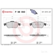 Brake Pad Set BREMBO P68050 /  - Set