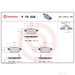 BREMBO Brake Pads | P79029 - Brake Pad Set